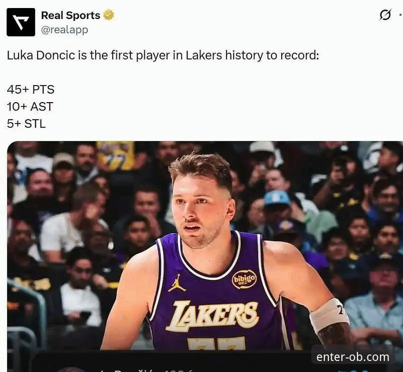 东契奇43分引领湖人进攻狂潮：一场流畅赛事转播背后的技术支撑深度分析